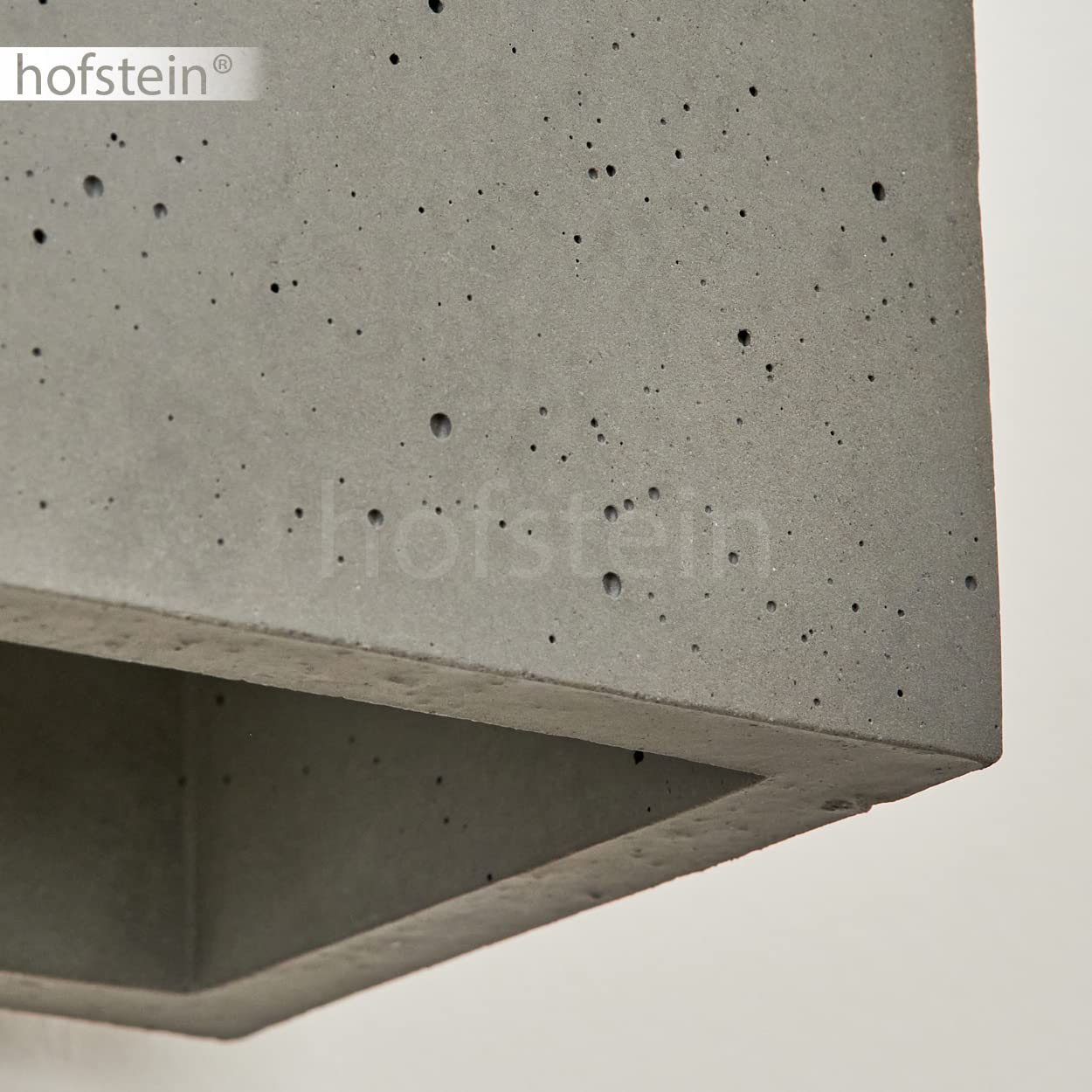 Wandleuchte Polcura, Wandlampe aus Metall/Beton in Schwarz/Grau, 1-flammig, 1 x G9, ohne Leuchtmittel, Moderne Leselampe mit Up & Down Lichteffekt
