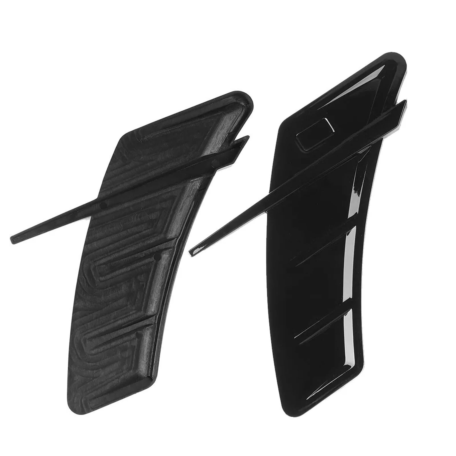 Decorazione Laterale Parafango Misura per Audi A3 A4 A5 A6 A7 A8 Q3 Q5 Q7 RS5 RS6 RS7 S3 S4 S5 Car Air Flow Wing Vent Trim Side Fender Sticker d'Aria Presa d'Aria(Glossy Black)