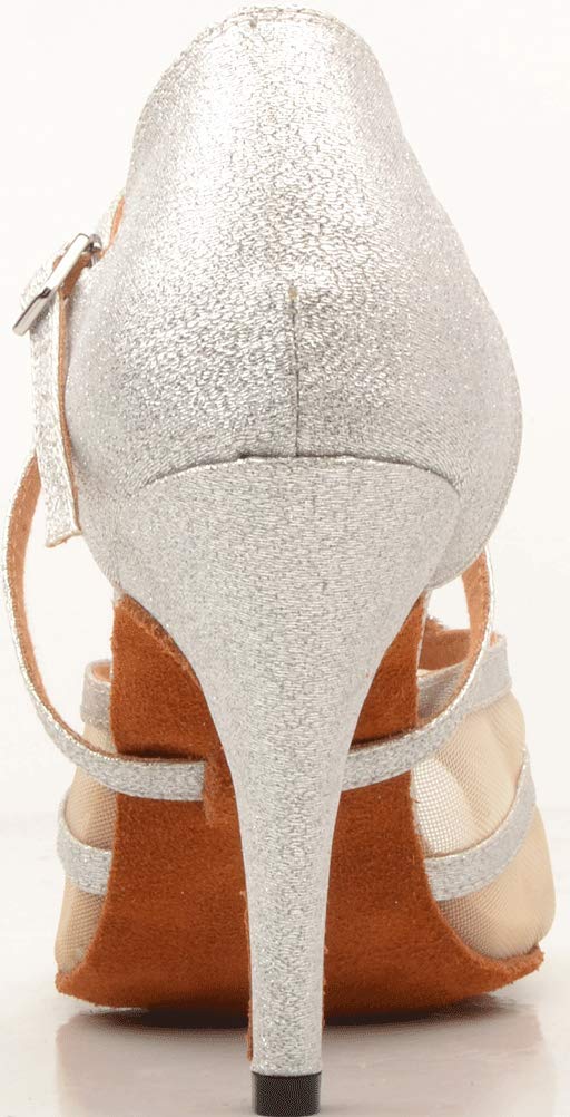 Scarpe da ballo da donna, con tacco personalizzato, per sala da ballo latina Rumba