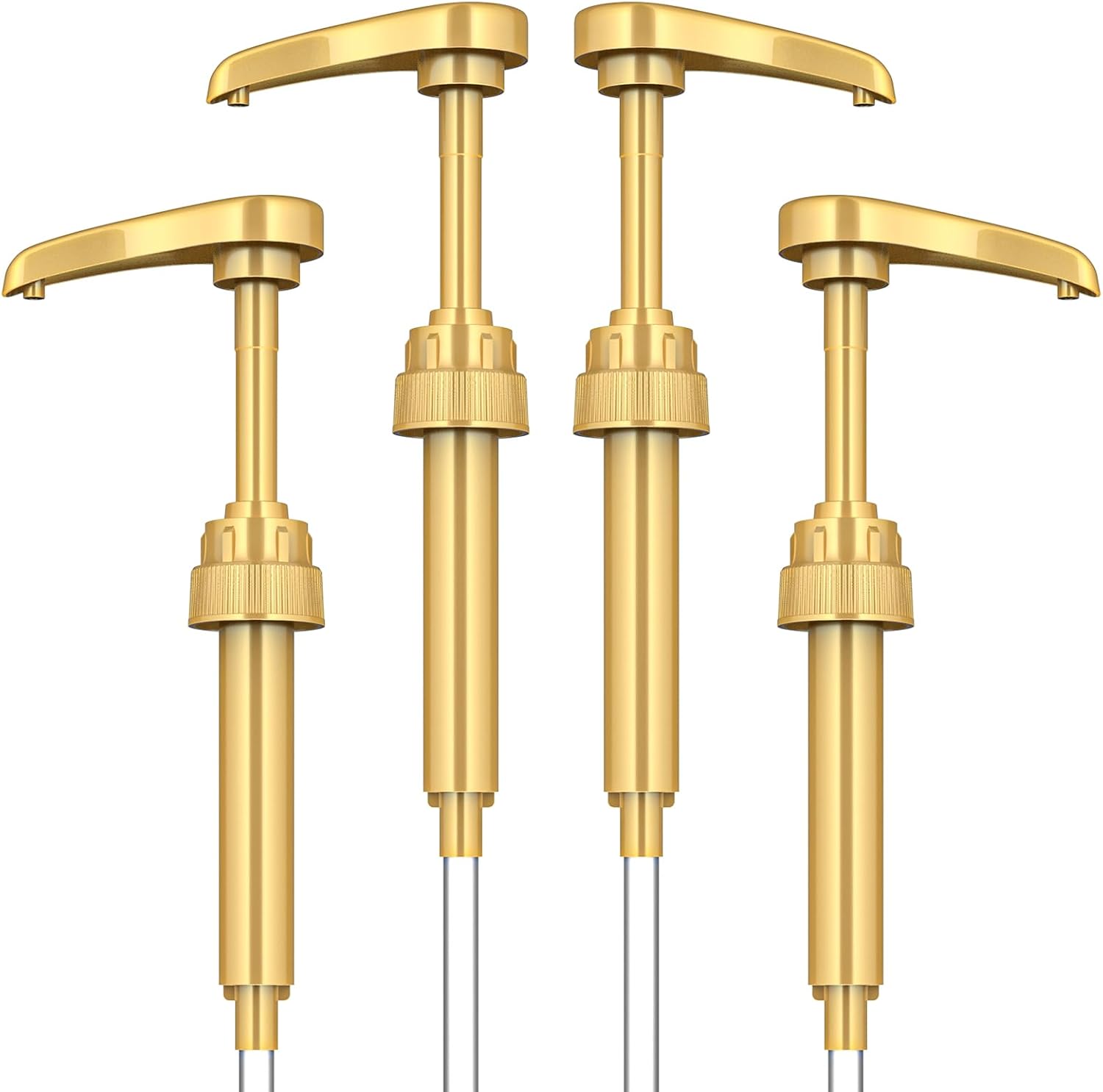 Neosoge Coffee Syrup Pump Dispenser, 4 Packs of Syrup Pump