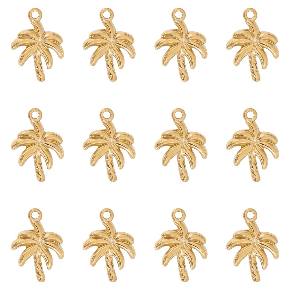 Breloques cocotier pour bijoux de plage et style estival bohème - 6