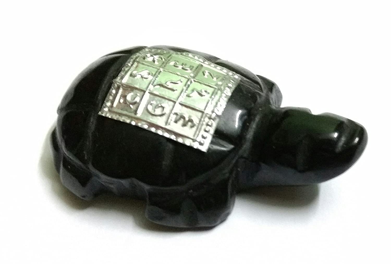 Tortue en grès noir statuette décoration maison style ethnique moderne salon
