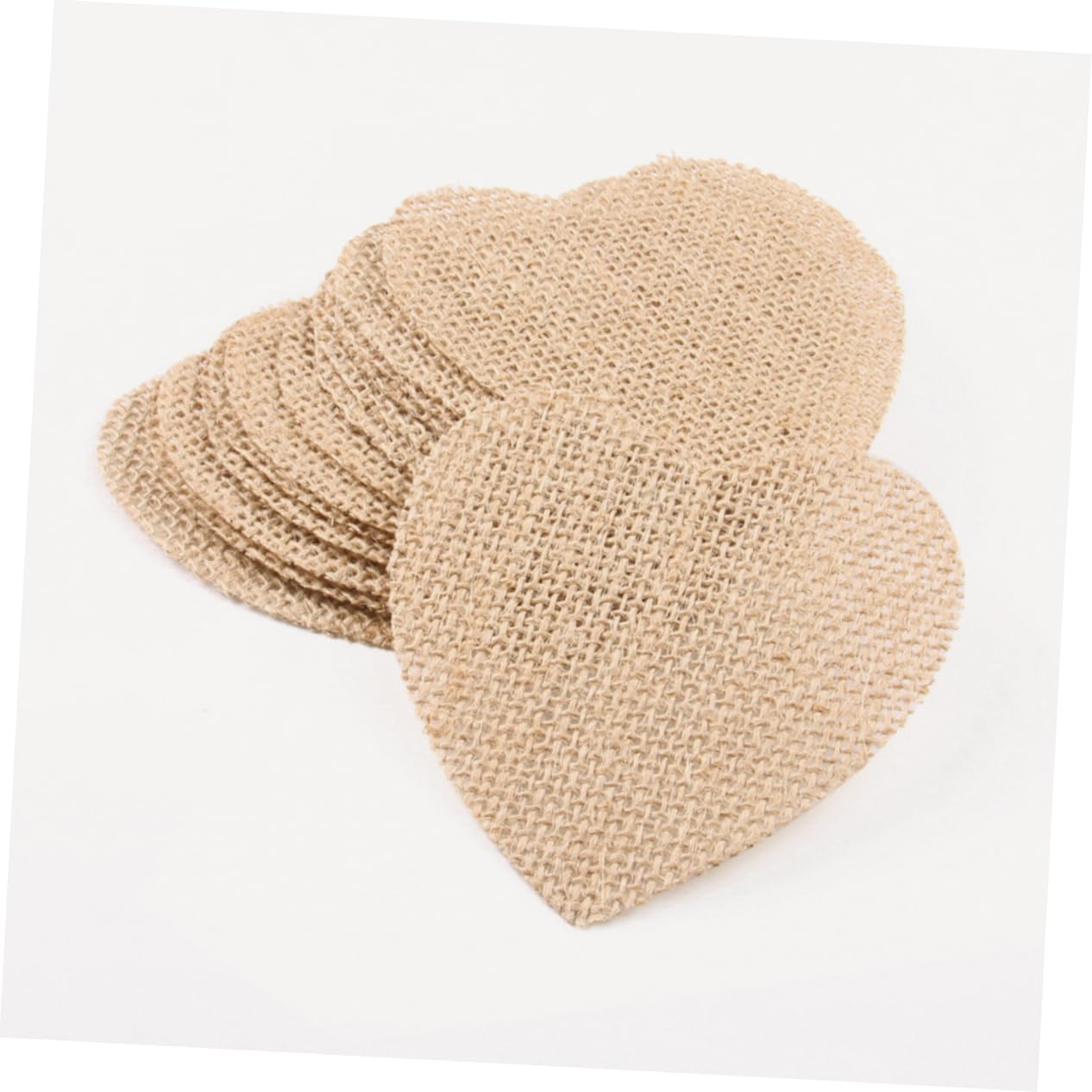 SHINEOFI 100stücke Weihnachts-Dekorationen Jute Hängende Ornamente Für Weihnachtsbaum Fenster Und Kamin Rustikale Burlap-Ausschnitte Für Kreative Bastelprojekte