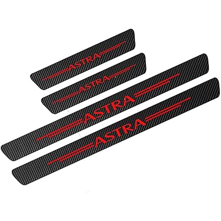 Kohlefaser Türschwellenschutz Für Nissan Pulsar - 4-tlg. Set In Rot