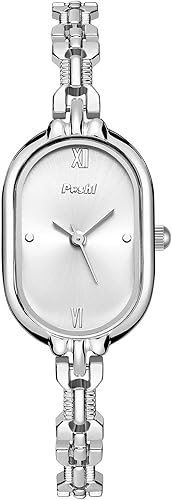 Elegante reloj ovalado impermeable dorado vintage reloj ajustable de acero inoxidable pulsera de cuarzo para mujer