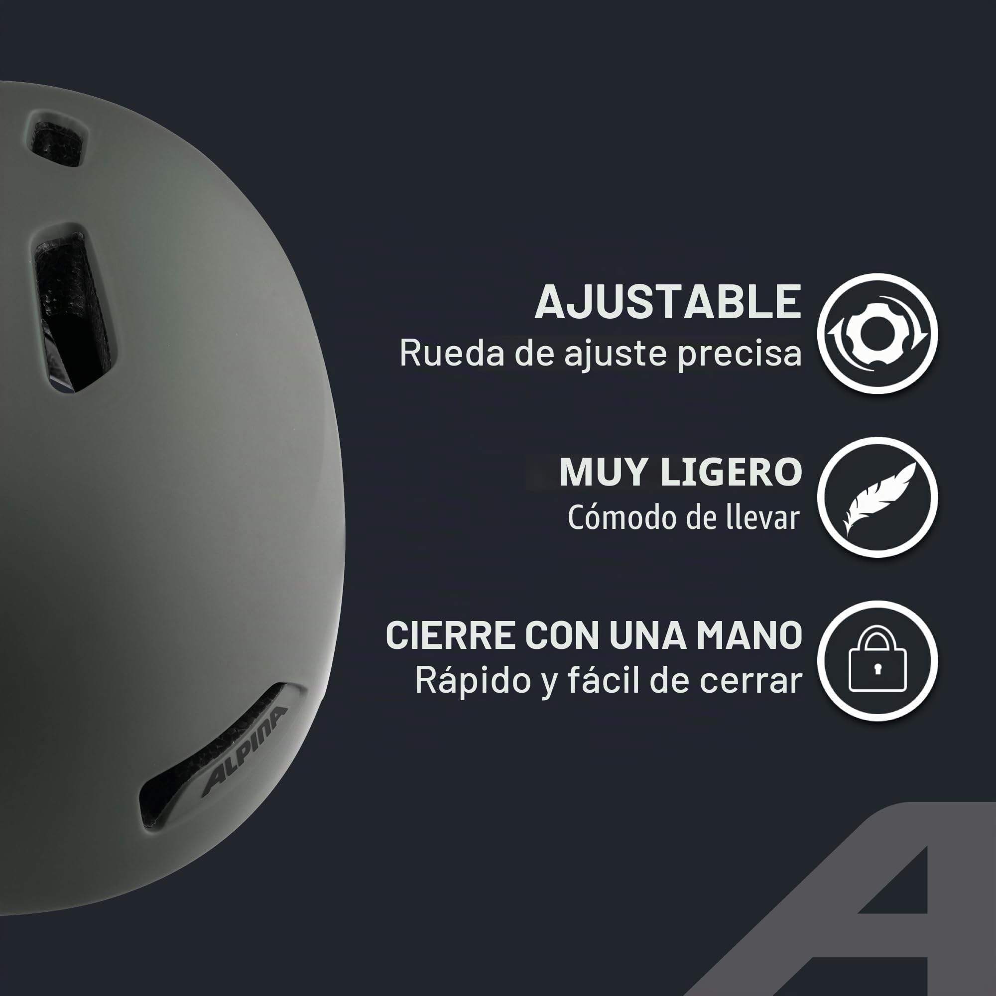 Alpina HAARLEM Casco de Bicicleta, Unisex Adultos, Matt