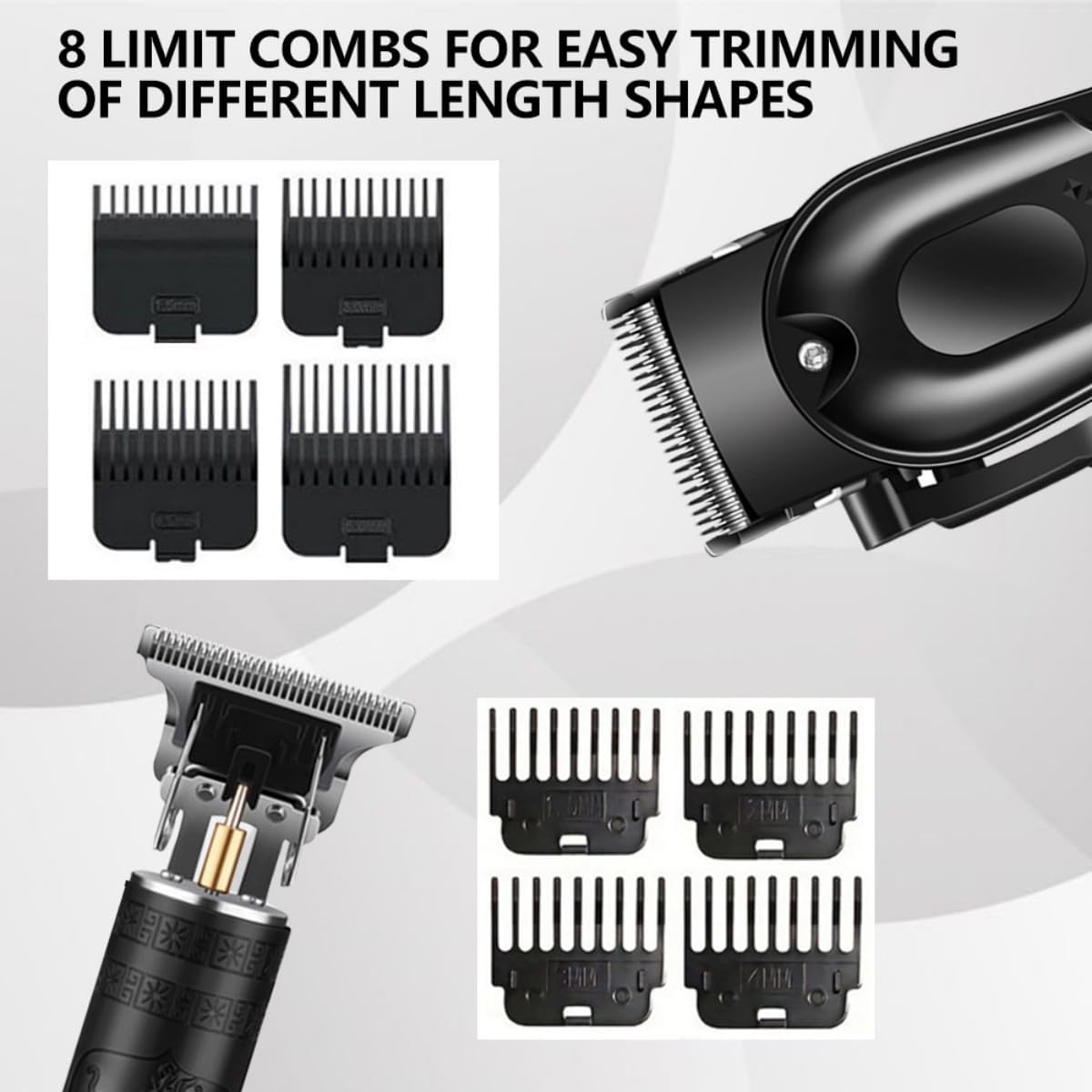 Hair Clippers Set for Men, Hair Clippers & Trimmers & Electric Foil Shaver, Hair Cutting Tools for Home Haircuts, Fading, Beard Trimming, Suitable for Beginners