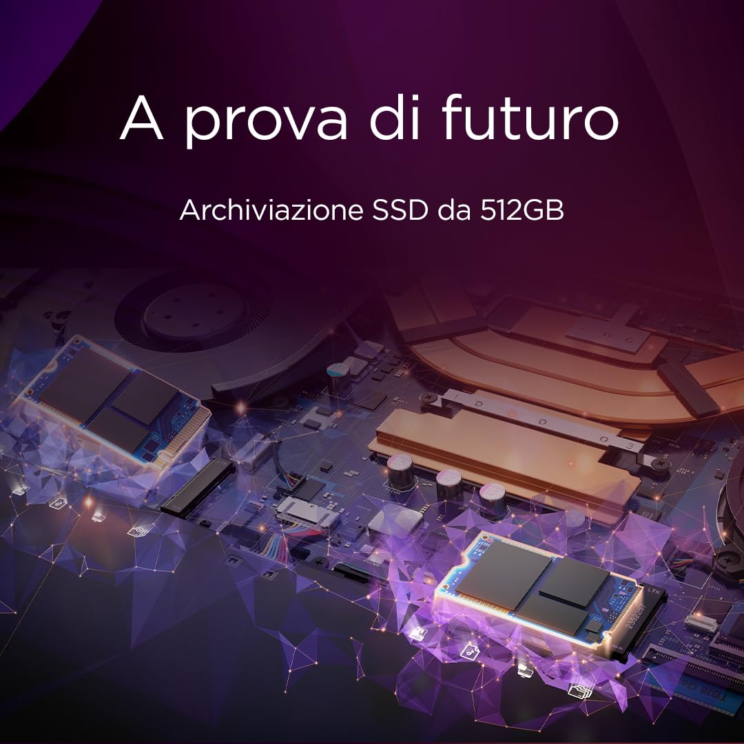 Lenovo IdeaPad Slim 3 Copilot+ PC Notebook 15" IPS (1920x1200) Snapdragon X X1-26-100, 16GB RAM LPDDR5X, 512GB SSD, WiFi 6E, Laptop per Lavoro, Studio, Multitasking - Caricatore non incluso