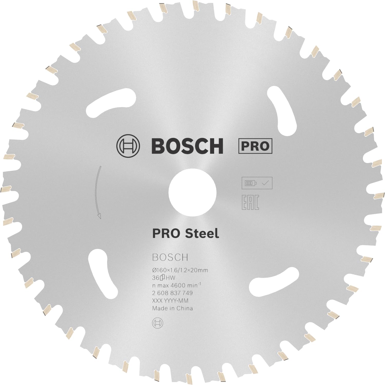 Bosch Professional Bosch Pro Cordless Circular Saw Blade For Steel