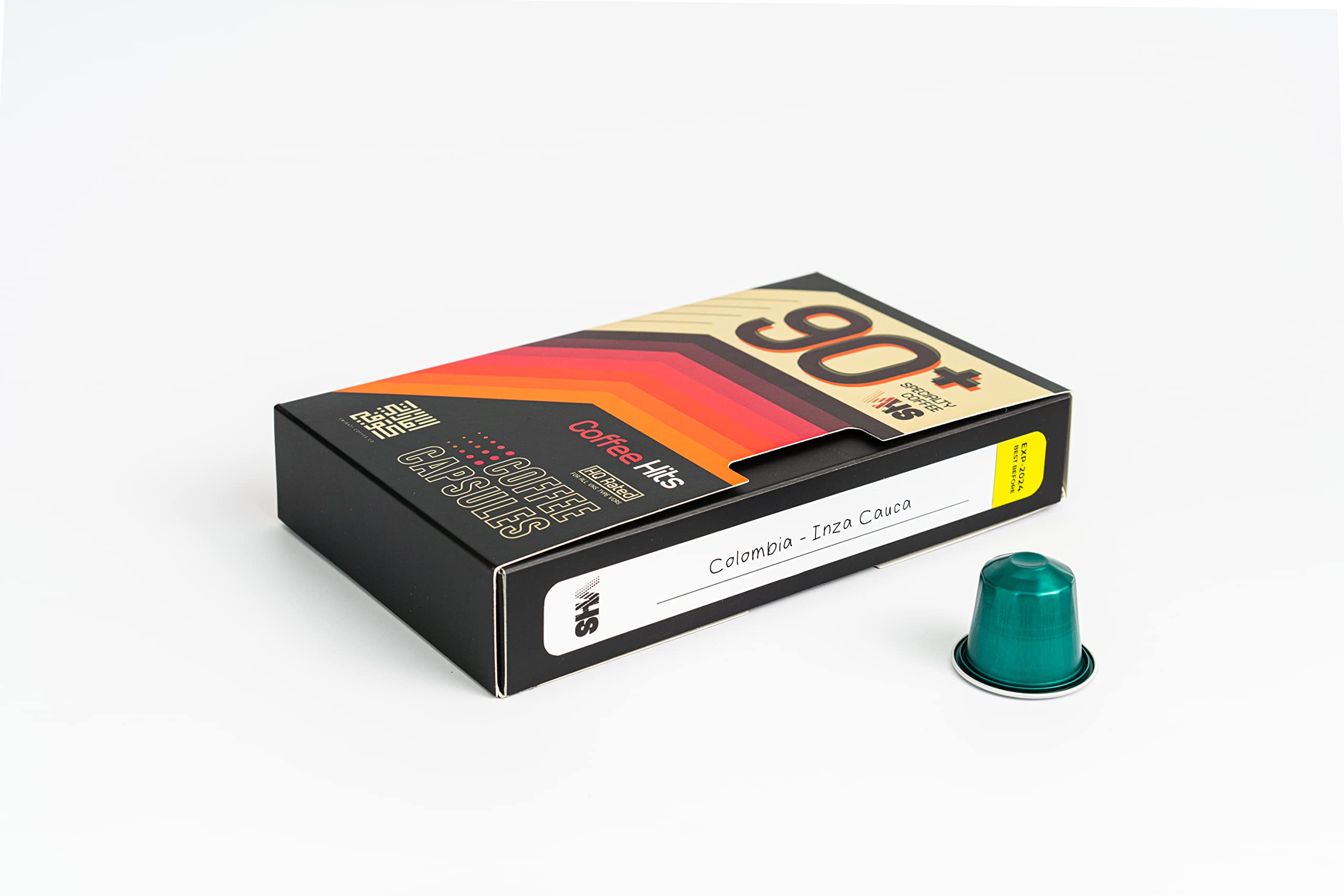 Emirati Coffee Aluminum Capsules Compatible With Nespresso® Colombia, 8pcs