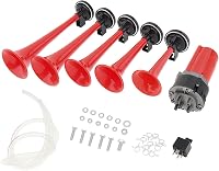 ePathChina 125db 12V 5 DIXIE Trombita Autókürt Kompresszorral Teherautóhoz Buszhoz 1