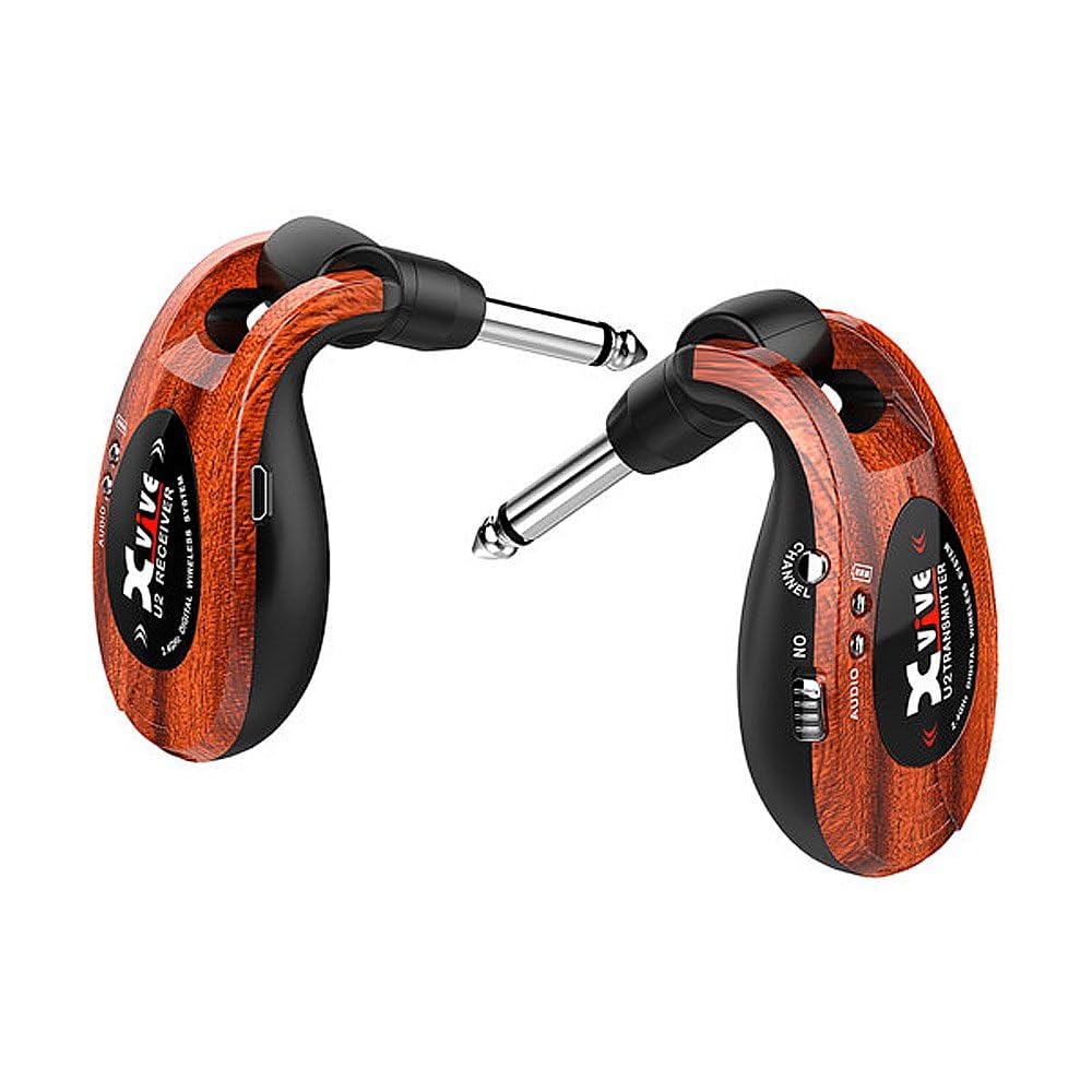 XVIVE U2-WOOD Digital Compact Guitar Wireless System, Wood