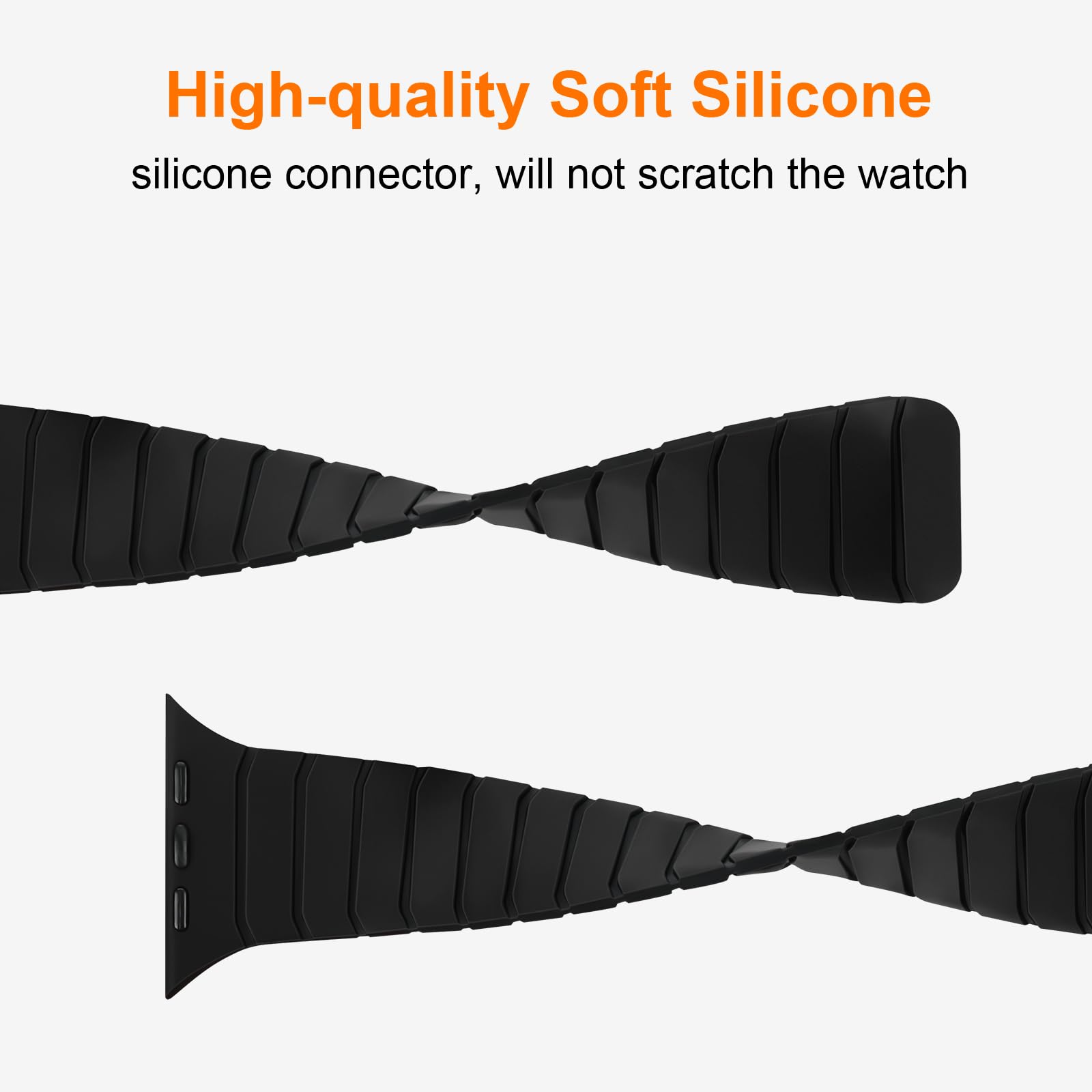 Tasikar Cinturini Magnetici Compatibili con Apple Watch 49mm 46mm 45mm 44mm 42mm Silicone Morbido Sostituzione Loop Cinturino Compatibile con iWatch Ultra SE Series10 9 8 7 6 5 4 3