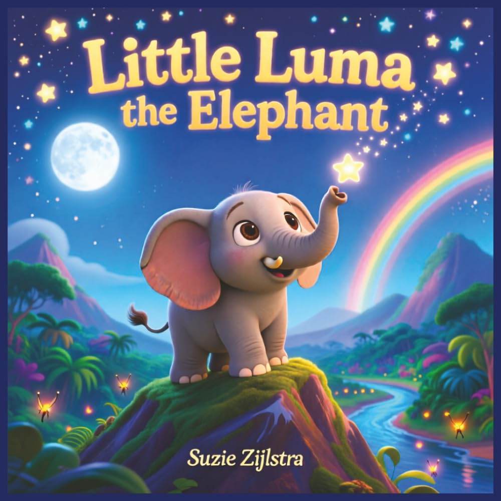 Little Luma the Elephant: A Whimsical Bedtime Adventure of Courage and Stars