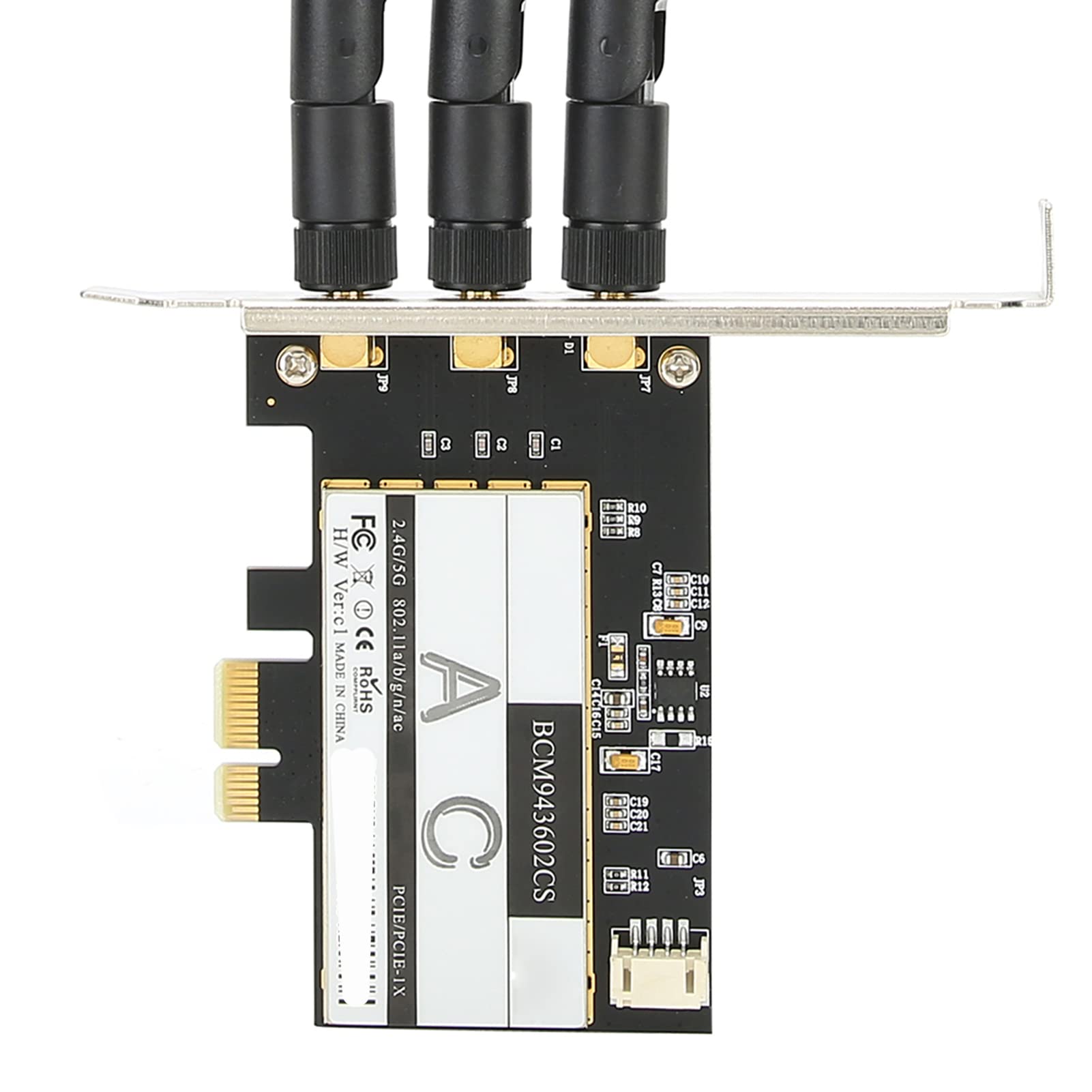 Yosoo Health Gear Scheda Wireless 802.11ac, BCM943602CS per Desktop PCIe