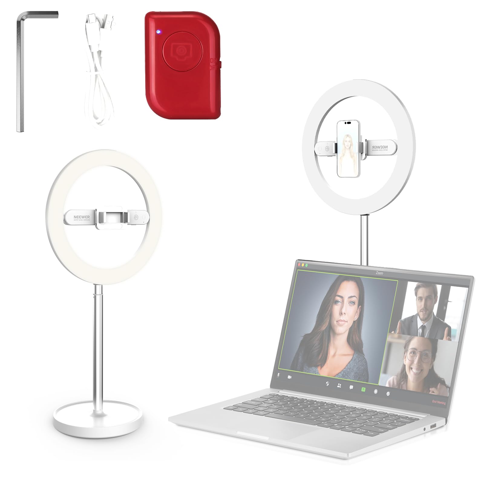 NEEWER ENTRY LEVEL VERSION LED Selfie Ring Light da 10