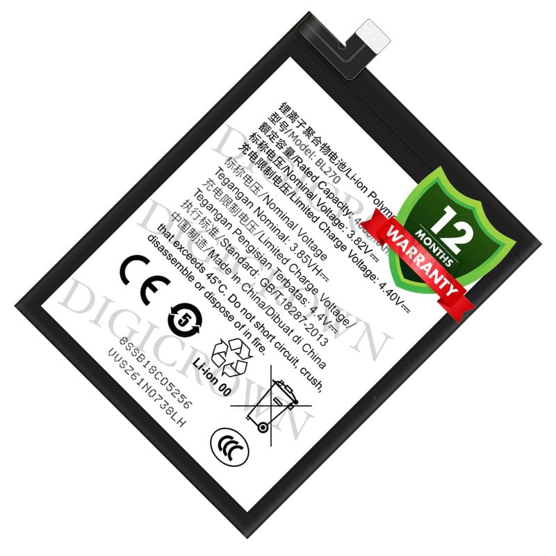 Image of Original BL270 Battery Compatible for Motorola Moto E5 | Motorola Moto G6 Play - (4000mAh) - 1 Year Warranty