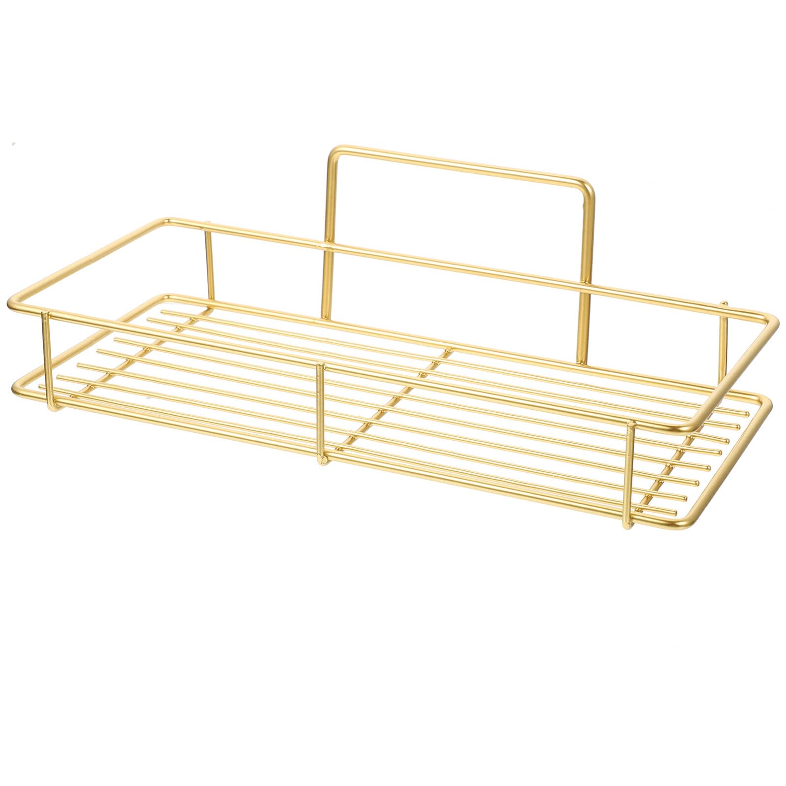 Ipetboom No Drilling Shower Caddy Rack with Strong Suction Cup Wall Mounted Bathroom Shelf Organizer for Shampoo and