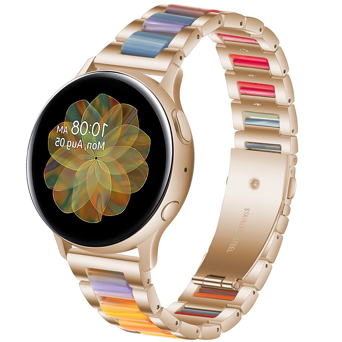 DEALELE Bracelet de rechange compatible avec Samsung Galaxy Watch 7 / FE / 6/6 Classic / 5/5 Pro / 4/4 Classic / 3 41 mm, 20 mm pour Huawei GT3 42 mm / GT2 42 mm, homme et femme