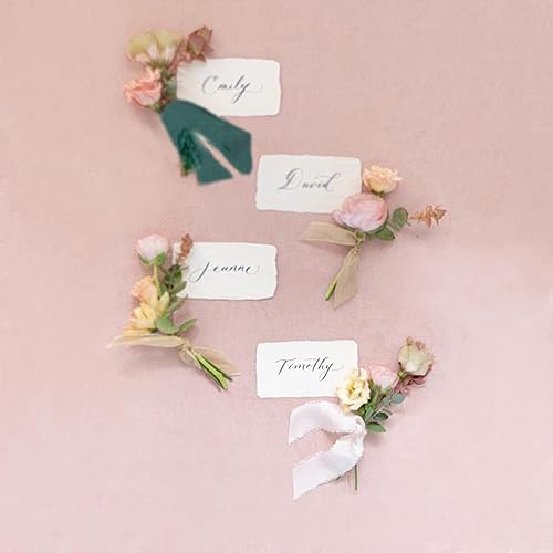 Miniatura 5 de GROOVELY Cinta de gasa de seda para envolver regalos decoraciones de boda decoraciones de despedida de soltera decoraciones de Pascua cinta de