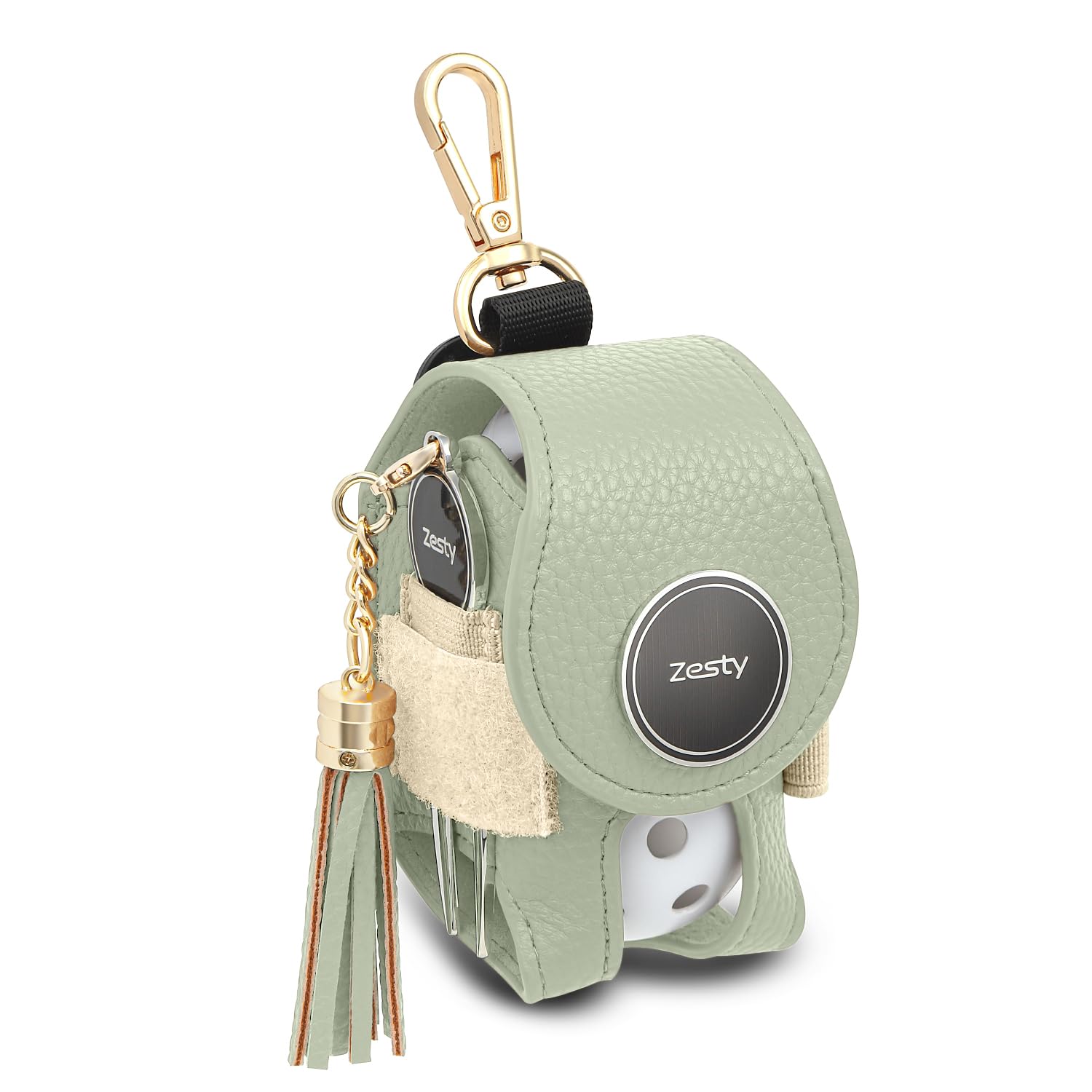 Zesty Golf Ball Case 2 Ball Pouch Tee Marker Holder Pistachio Japan