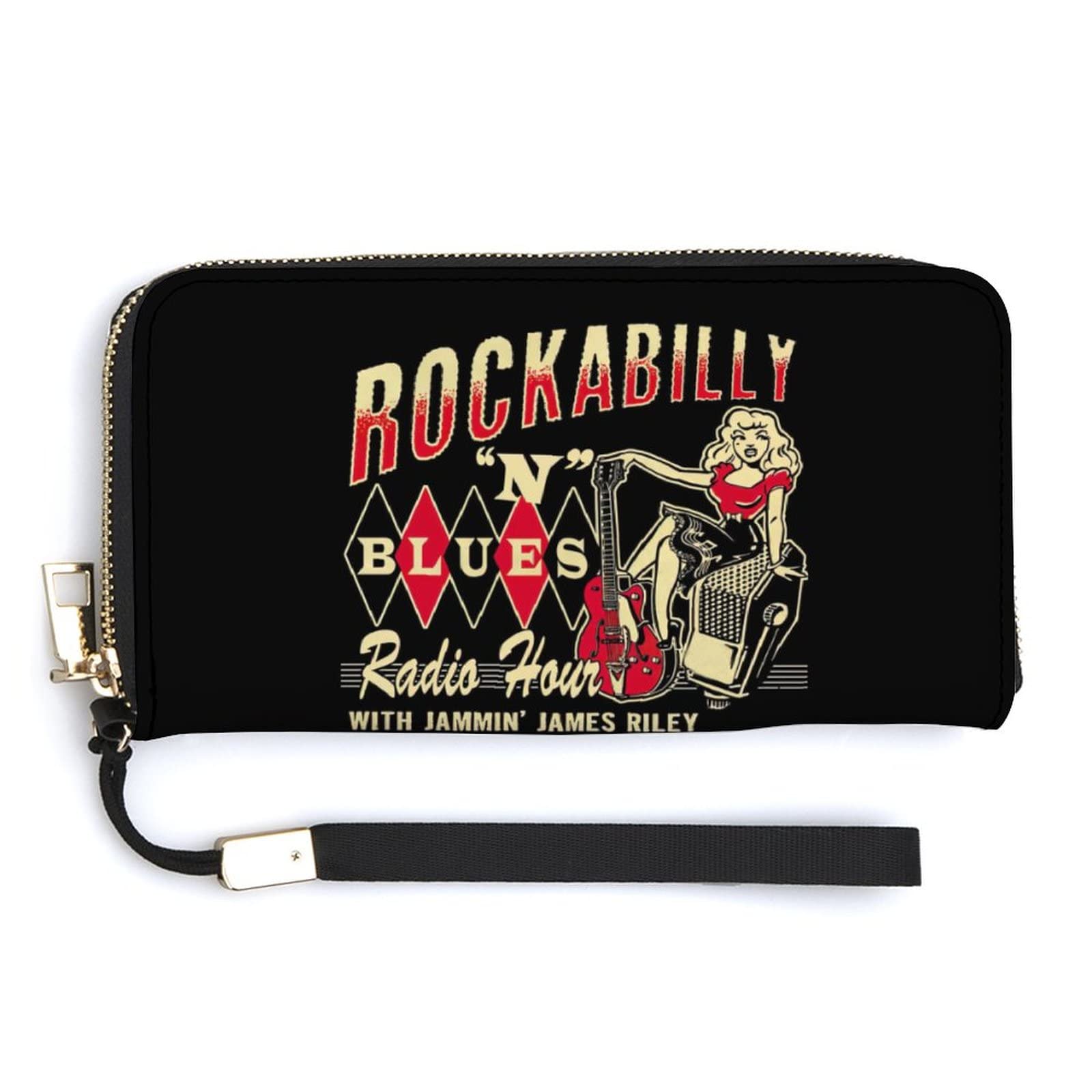 Amazon.co.jp: Rockabilly ロカビリー 長財布 財布 メンズ レディース 