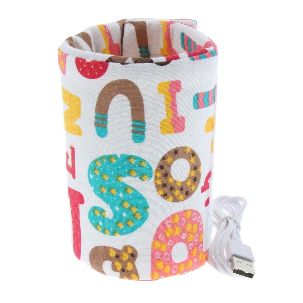 CLUB BOLLYWOOD®Insulation Bag Baby Bottle Warm USB Constant Temperature English Letters|Baby | Feeding | Bottle & Food Warmers|1 X USB Feeding Bottle Insulation-picture-29