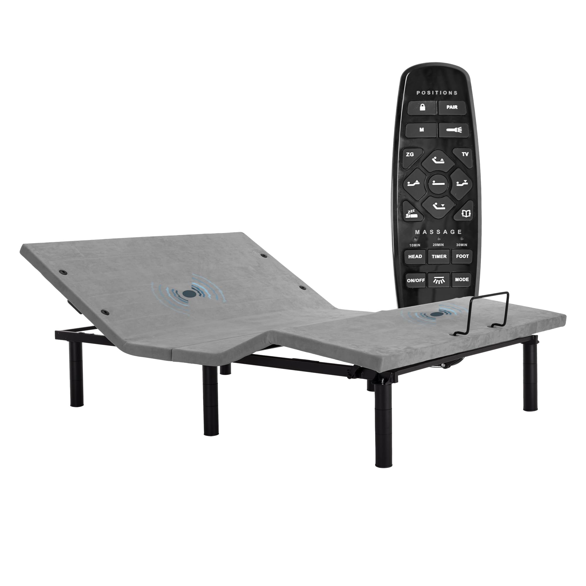 Fromann Adjustable Electric Queen Bed Base Frame With Massage