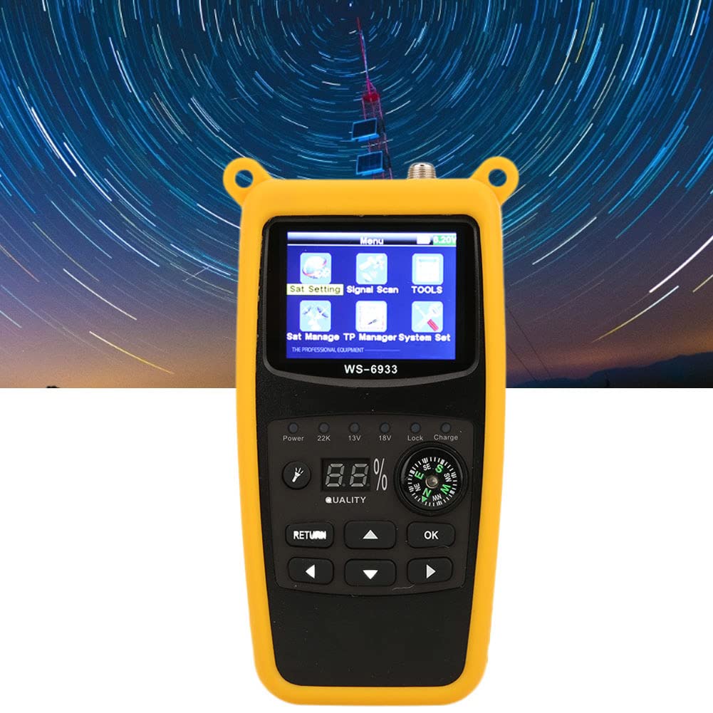 FTVOGUE Buscador de Señal Satelital, Buscador de Satélite Digital WS 6933