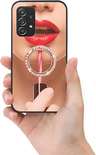 Miniatura 3 de Funda para teléfono Samsung A52, funda Samsung A52 para niñas y mujeres, espejo de lujo, elegante, delgada, a prueba de golpes, protección contra