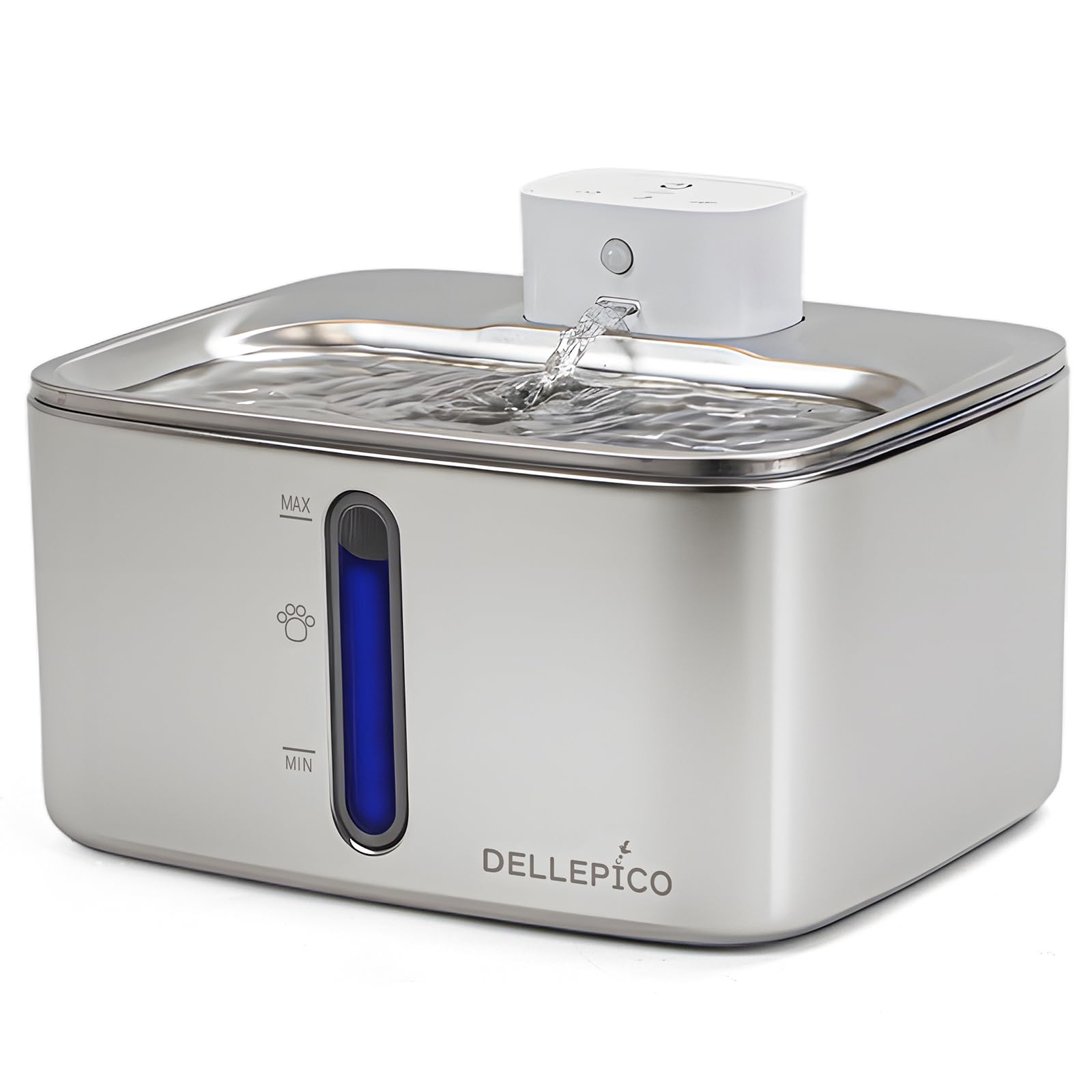 Amazon | DELLEPICO 猫 水飲み器 コードレス 充電式 4L 活性炭