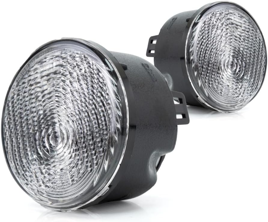 CarLights360: For Jeep Wrangler Front Signal/Corner Light 2014-2017 Pair Driver and Passenger Side DOT Certified For CH2526103 + CH2527103