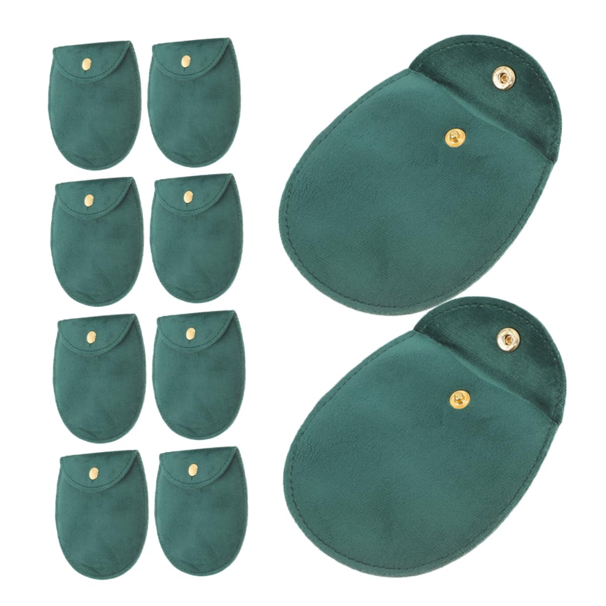 FOMIYES 3 Ensembles Montre Boîtes De Montre De De Voyage De Rangement Pour Étui De Voyage Pour Manche De En Tissu Dark Green 10 Pièces * 3