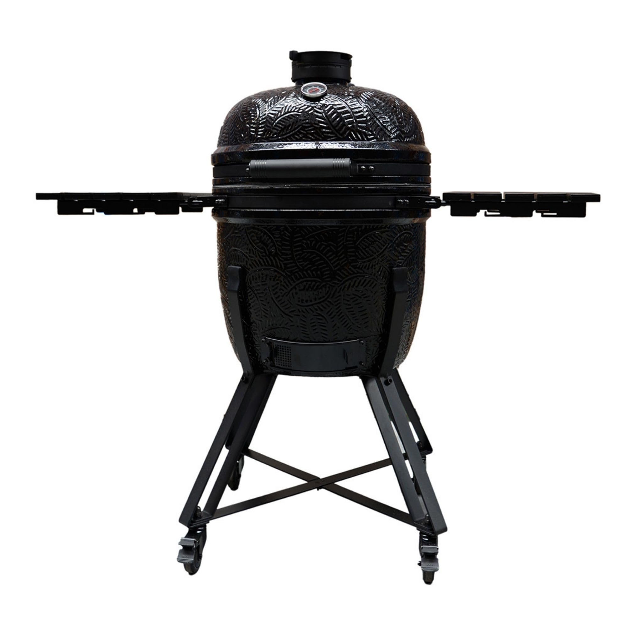 Barbecook Kamado-Grill Kamal 2.0, Grillen, Räuchern, Dämpfen und Braten, Groß, schwarz, 128x78x115,5 cm
