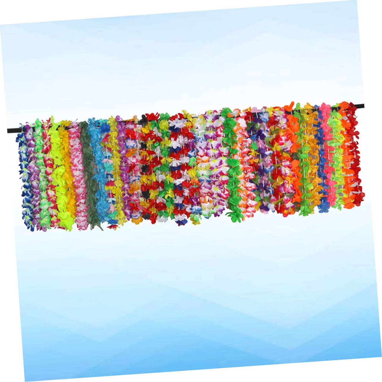 PRETYZOOM 42stücke Hawaii-blumenkette Tropische Luao-Party-gastgeschenk Bunte Künstliche Blumen Strand-Hula-kostüm-Accessoires Hawaii-Girlande Hawaii-Halskette