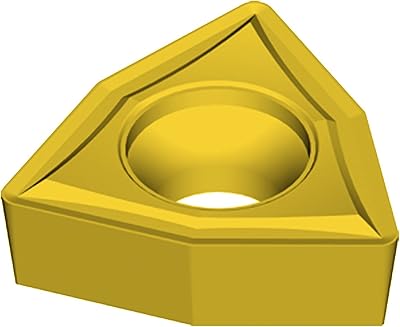 Ultra-Dex WCMX 433 UD51 80 Degree Trigon Insert, 7 Degree Positive Clearance Angle, UD51 Grade, Special Design, 0.500
