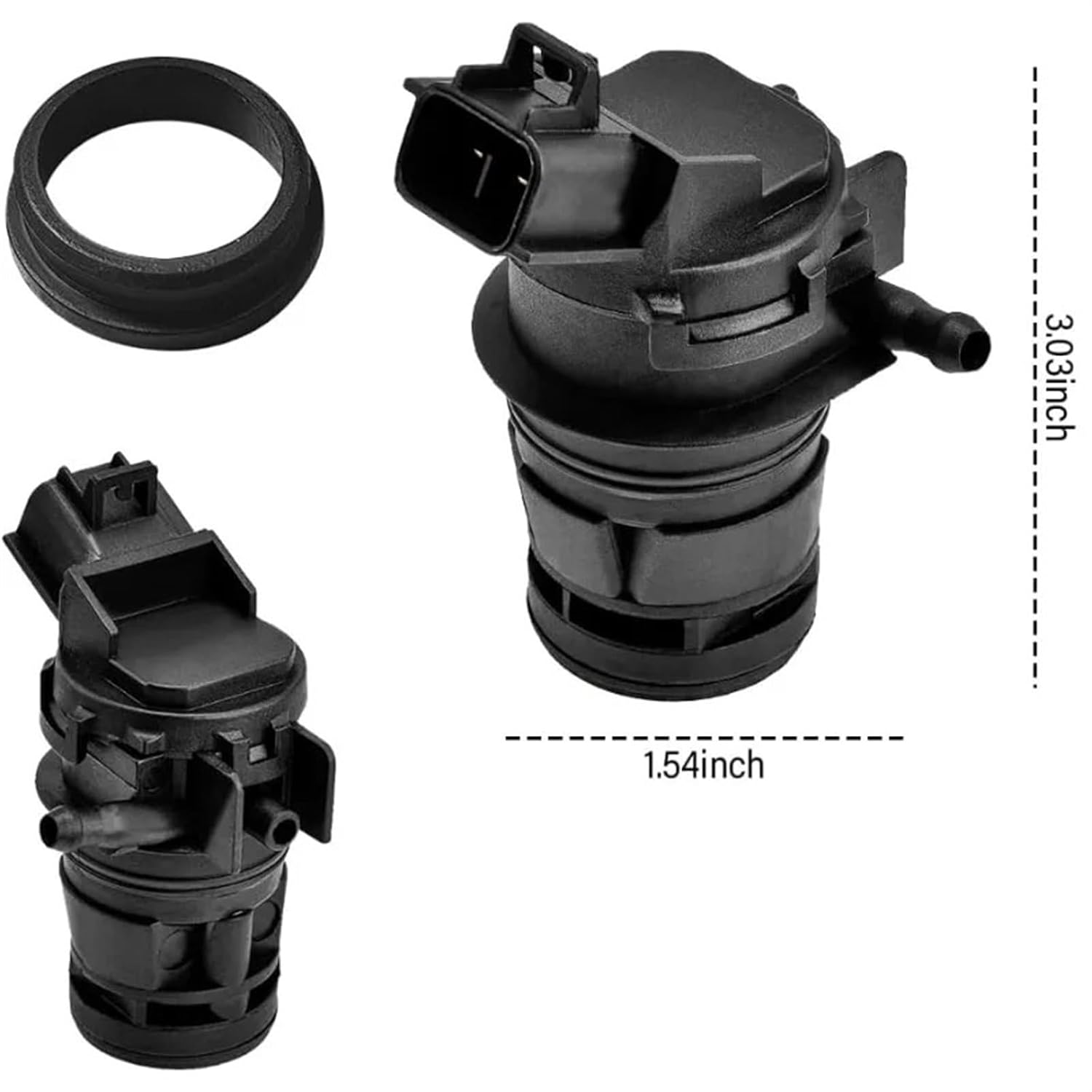 Wiper Linkage Motor for Lexus ES350 GS300 LS460 GX470 IS250 Windshield Washer Pump Single Hole Washer Fluid Pump Replacement 85330-60190
