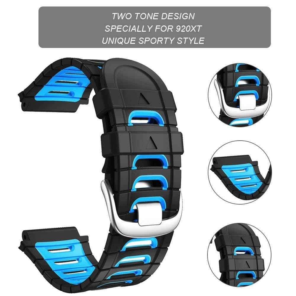Pasek silikonowy do zegarka Garmin Forerunner 920XT, zapasowy pasek do zegarka 920XT, dla mężczyzn i kobiet, pasek do smartwatcha