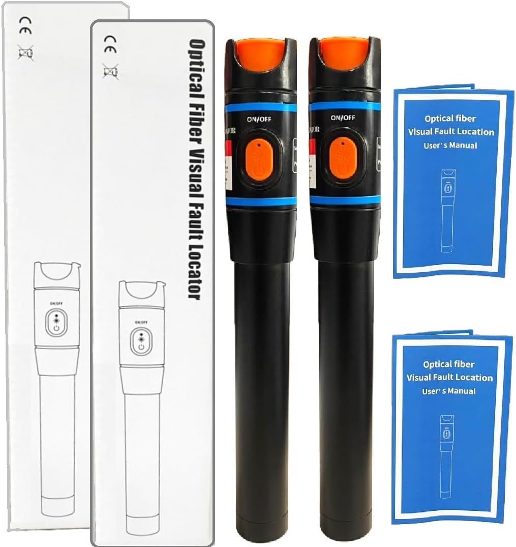 - Visual Fault Locator 10mw | Vfl Optical Laser Light Fiber Optic Cable Tester (Pack of 2)