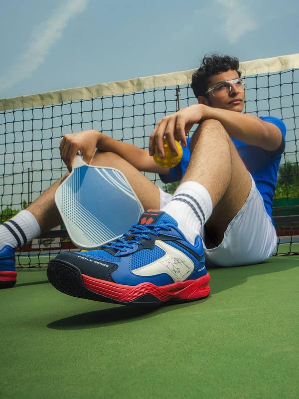 Image of Bacca Bucci Pickle Series Court Sneakers with Ortholite Eco Insoles Serve Style & Smash Comfort-India's First Co-Branded Pickleball Sneakers