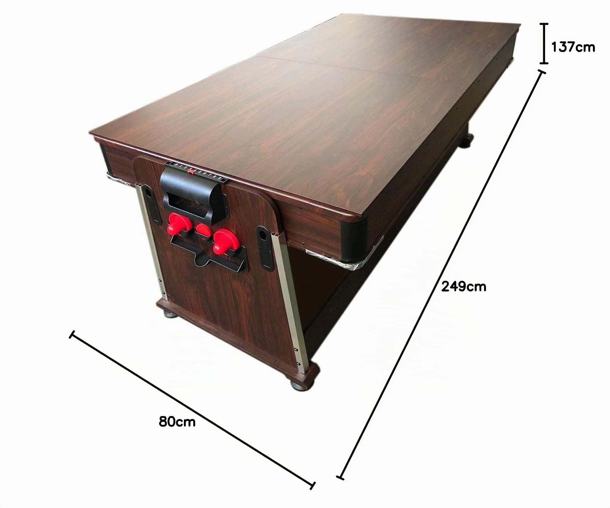 grafica ma.ro srl Biliardo 7 FT Carambola Verde + Air Hockey + Piano Ping Pong + Piano per Tavolo MOD. Mattew