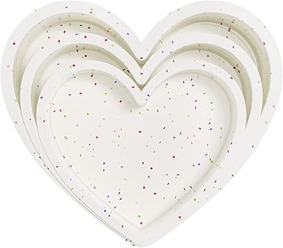 3 Pcs Silicone Heart Shaped Cake Pans 10 Inch 8 Inch 6 Inch Mini Small Large Heart Cake Pan Set Nonstick Silicone Heart Molds for Baking (Cream) 3 Pcs Silicone Heart Shaped Cake Pans 10 Inch 8 Inch 6 Inch Mini Small Large Heart Cake Pan Set Nonstick Silicone Heart Molds for Baking (Cream)