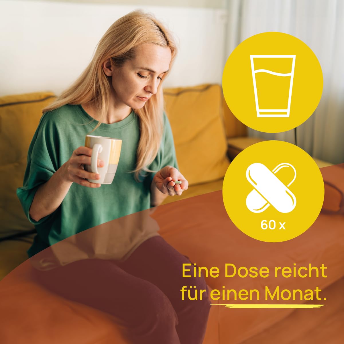 Wellpursan Gedächtnis vital+ 120 Kapseln, enthält Ashwagandha, Vitamin B12 und B6, Nahrungsergänzungsmittel zur Unterstützung von geistiger und körperlicher Leistungsfähigkeit, 100% vegan