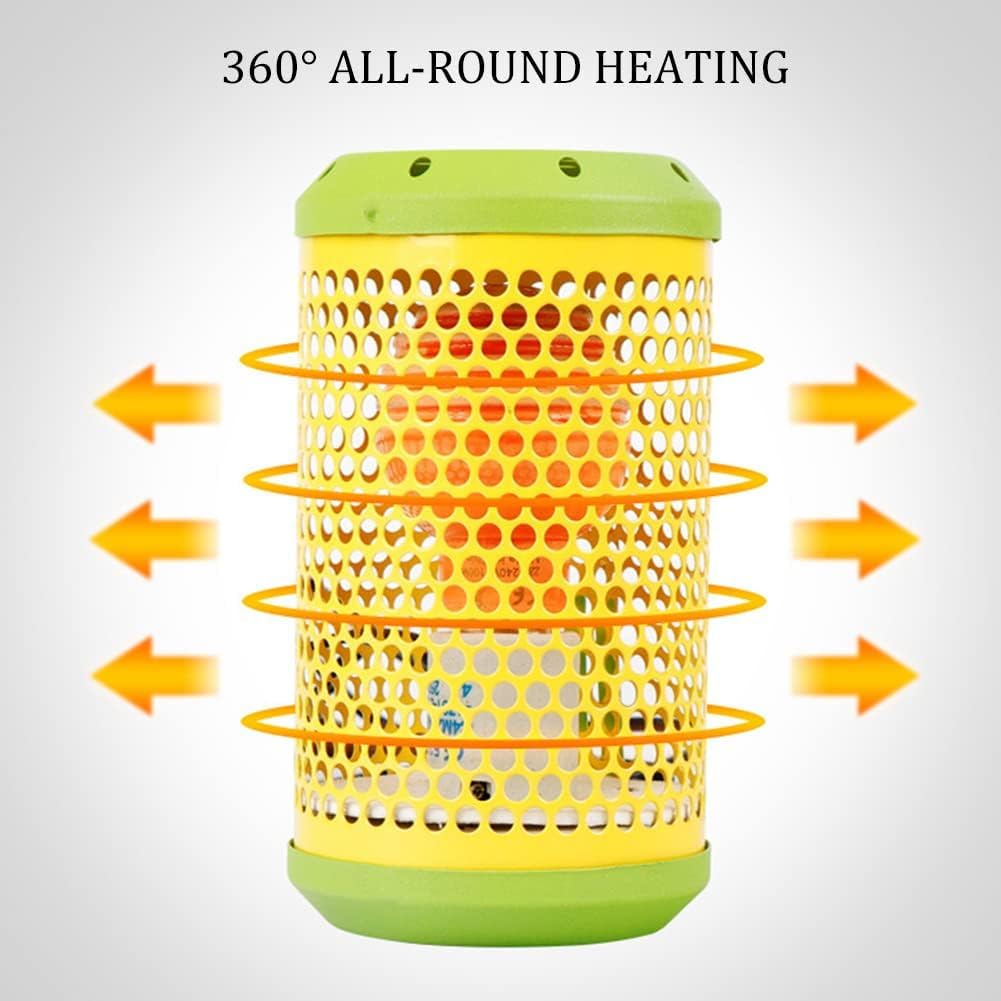 Calentador De Cerámica para Pájaros con Emisor De Calor para Jaulas, con Bombilla De 100 W, Control De Temperatura Y Control Remoto. Lámpara De Calor para Loros, Polluelos Y Lagartos.