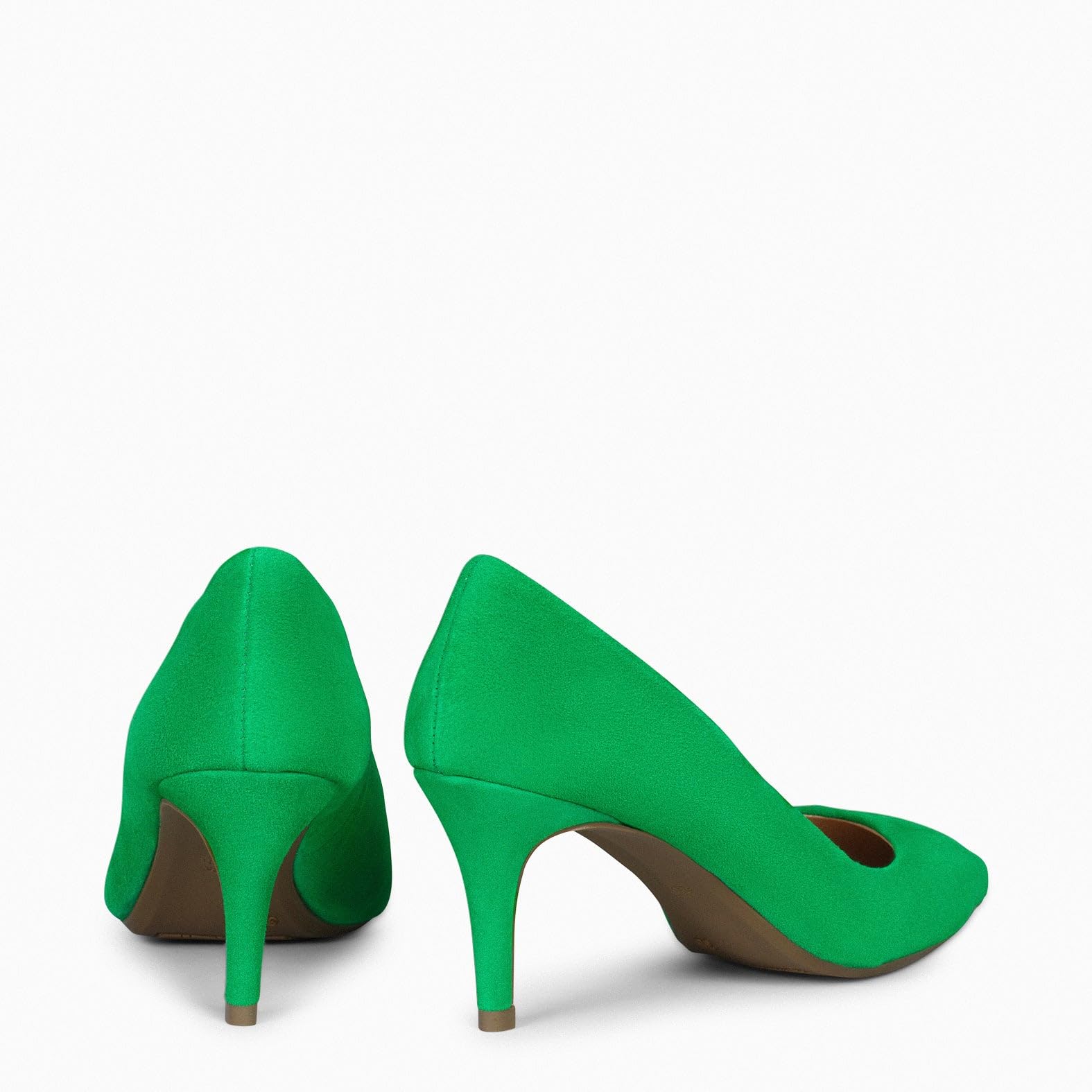 miMaO. Zapatos Mujer de Piel de Ante con tacón Fino y Plantilla de Gel. Diseñado y Fabricado en España