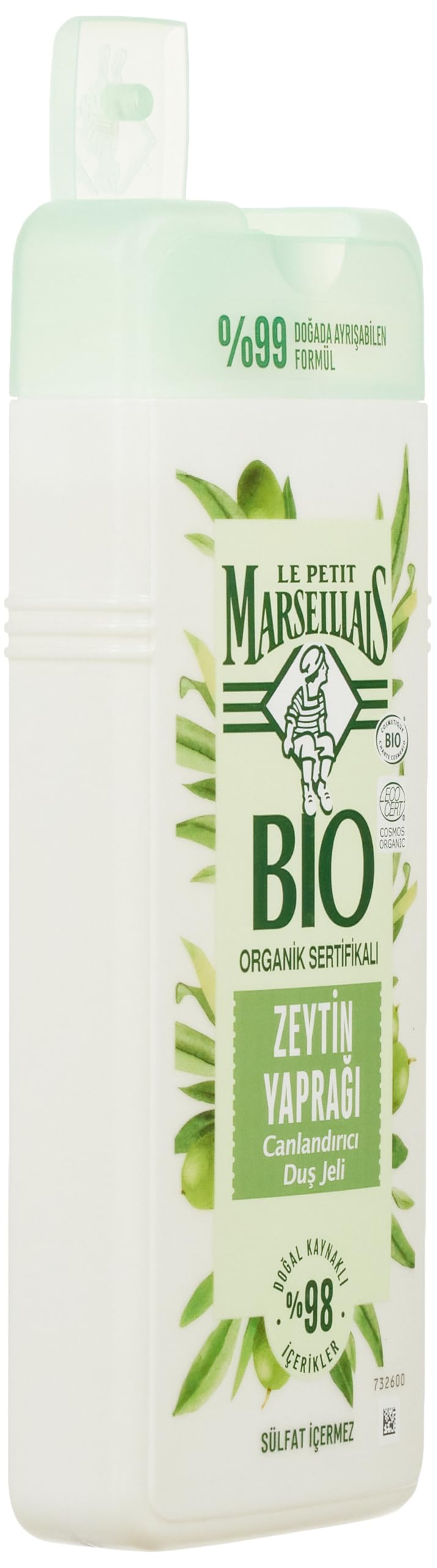 Le Petit Marseillais Refreshing Shower Gel Olive Leaf Organic 250ml - Image 2