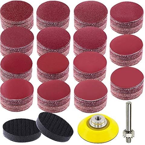 SIQUK 300 Pcs Sanding Discs Kit Cover