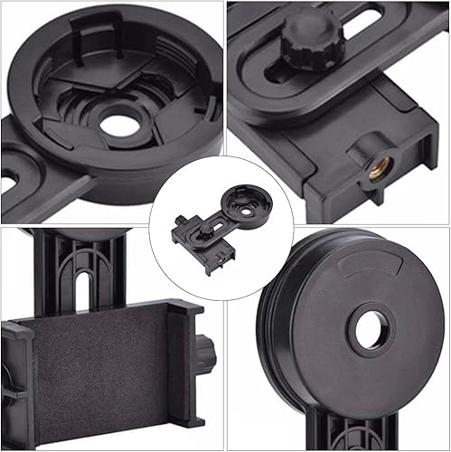 Miniatura 6 de Baluue Adaptador universal para digitalización, soporte para adaptador de fotografía de teléfono inteligente compatible con prismáticos,