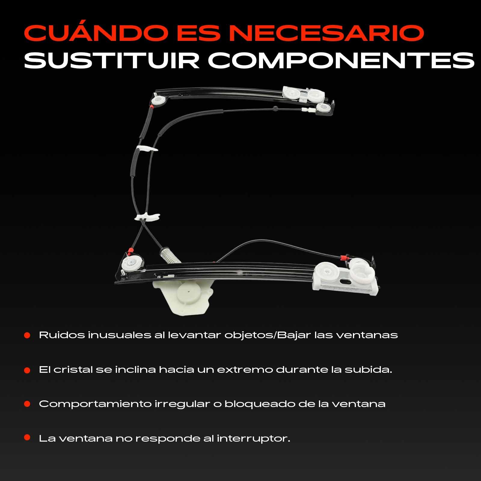 Frankberg Regulador de la ventana delantera izquierda 51337039451