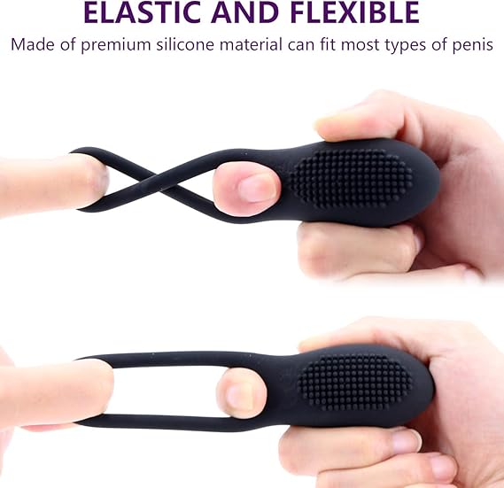 Anillo de Pene Vibrador Control Remoto, Pene Anillo de ...